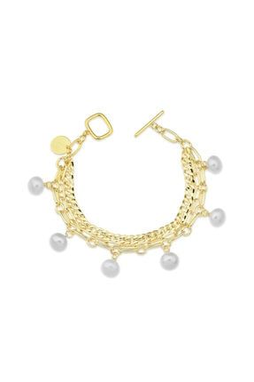Pearl Drop Chain Bracelet 15786