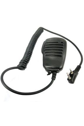 El Telsizleri Için Bas Konuş Ptt Tuşlu Su Geçirmez Yaka Mikrofonu Baofeng Uv-82 Telsiz Uyumlu WPMIC001