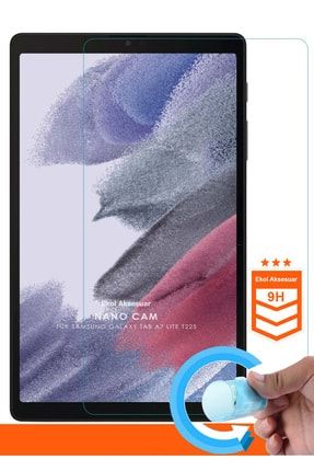 Samsung Galaxy Tab A7 Lite (sm-t220 Sm-t225) Ekran Koruyucu 9h Esnek Nano Kırılmaz Cam Şeffaf EKOLAKS-TABNANO-PREM4023