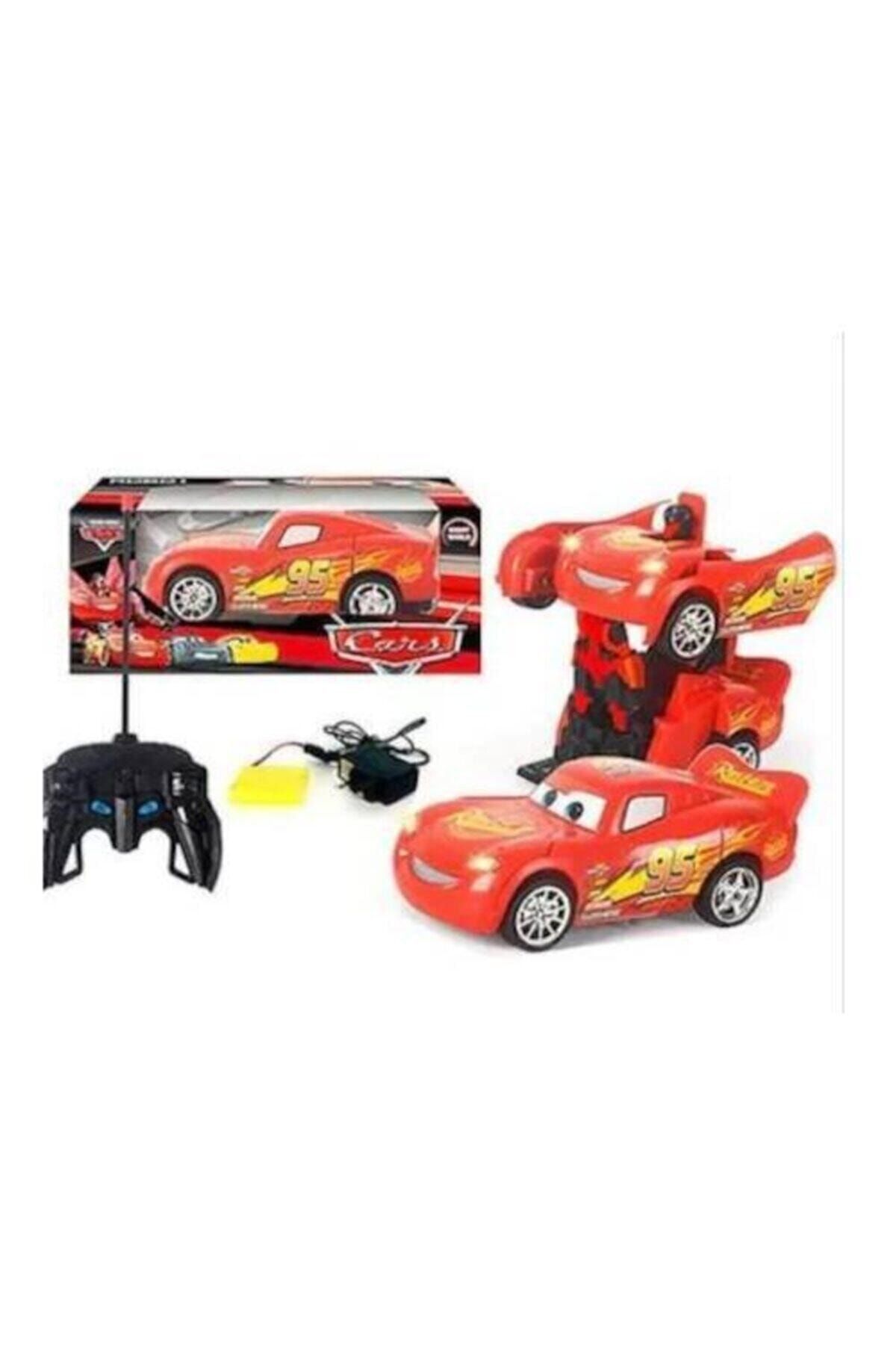 DLN Robota Dönüşen Şimşek Mcqueen Uzaktan Kumandalı Şarjlı Araba