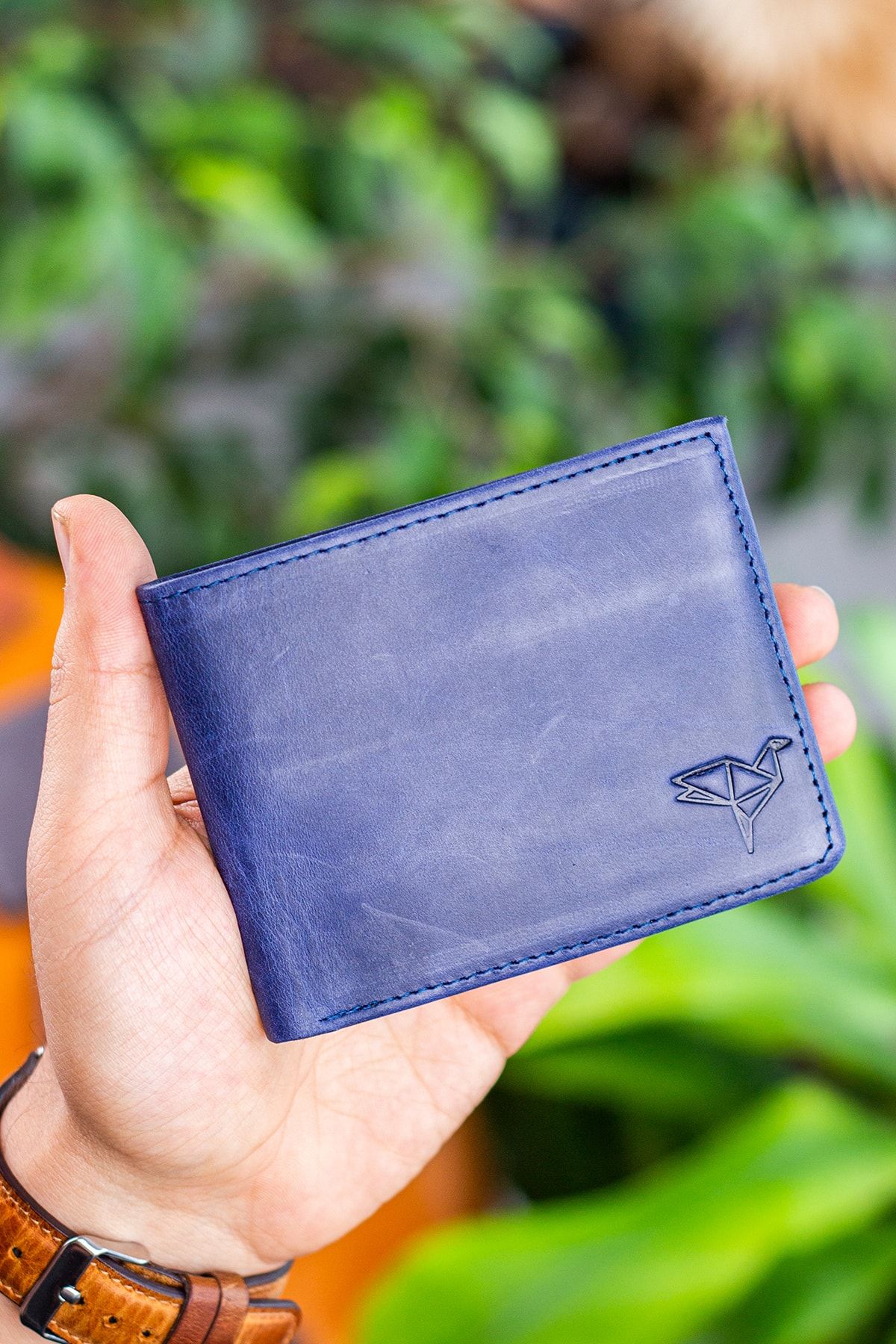 کیف پول مردانه MILANO VINTAGE چرمی NAVY BLUE مردانه'S Garbalia
