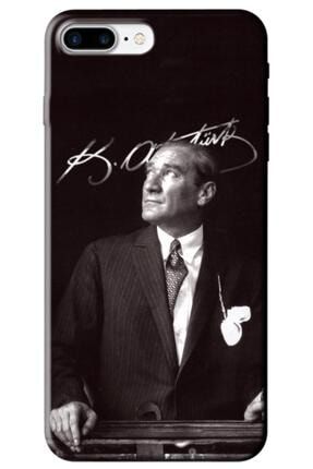 Iphone 7 Plus Uyumlu Mustafa Kemal Atatürk Silikon Kılıf (baskılı) 2446-m7
