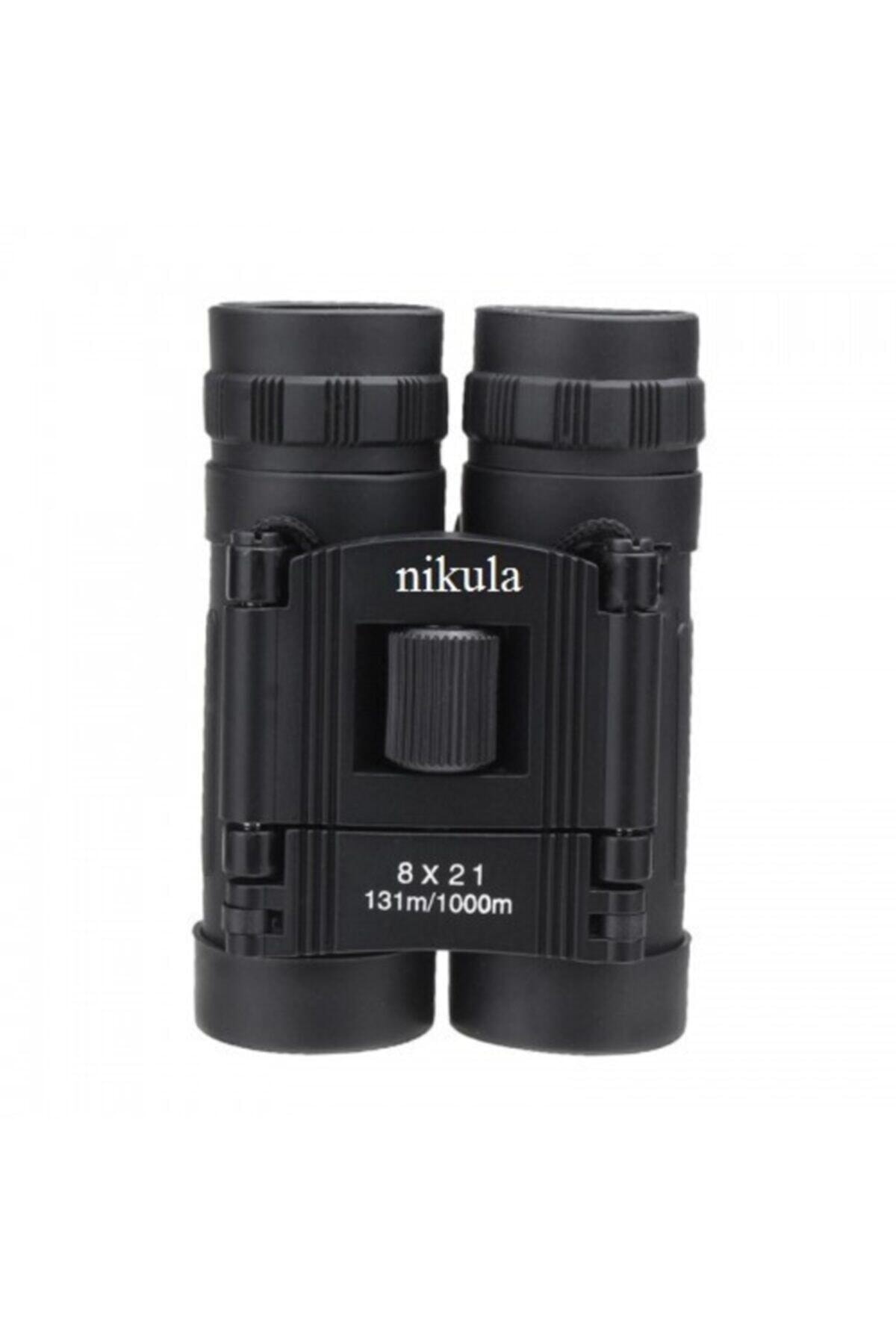 小物 borodo Nikula 8x21 Kauçuk Kaplama Askeri Renk Cep Boy Mini Dürbün