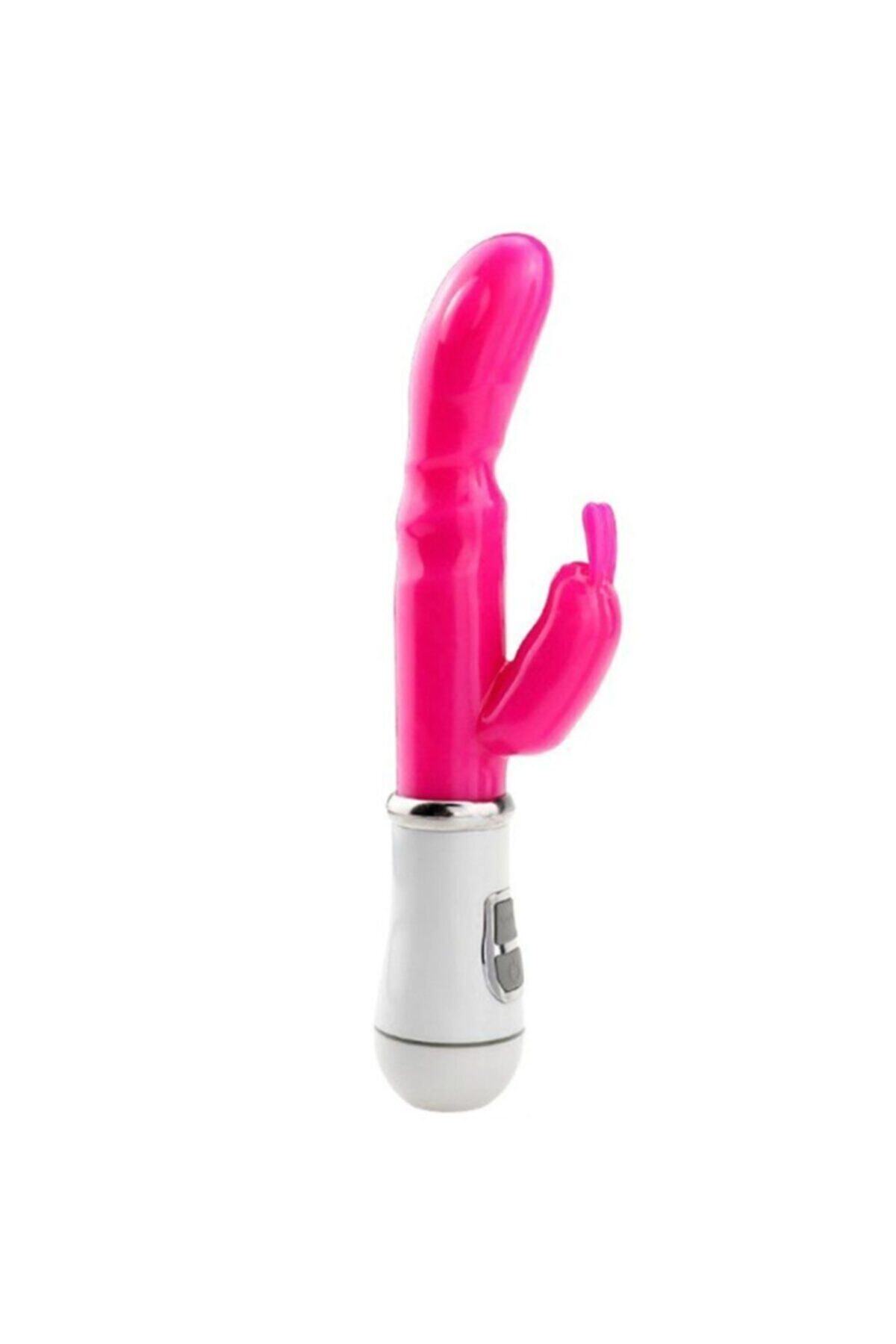 12 Mod Klitoris Uyarıcı Rabbitli Vibratör Pembe