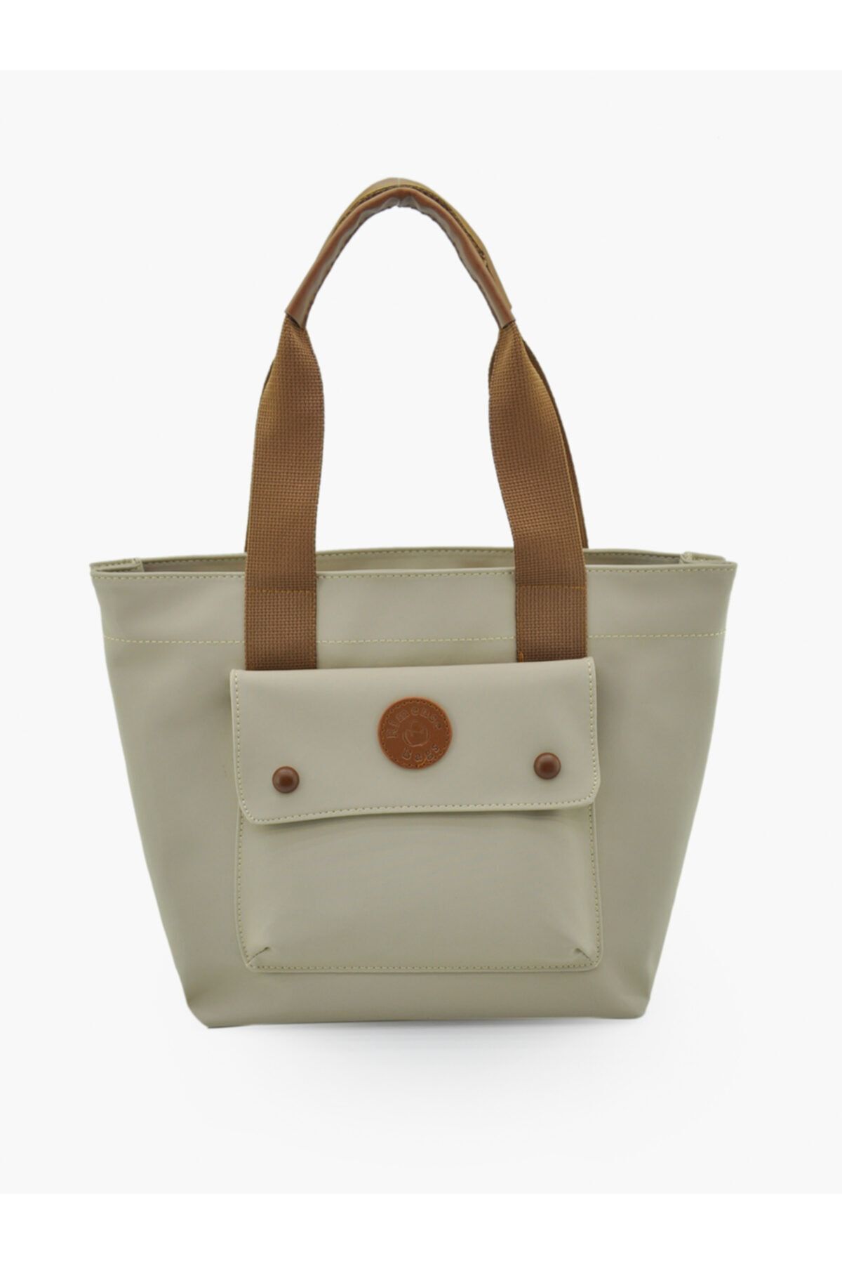 Rimense Kadın Vizon Taba Askılı Shopper Su Geçirmez Iki Gözlü Ve Iç Astar Cepli Çanta SN11870