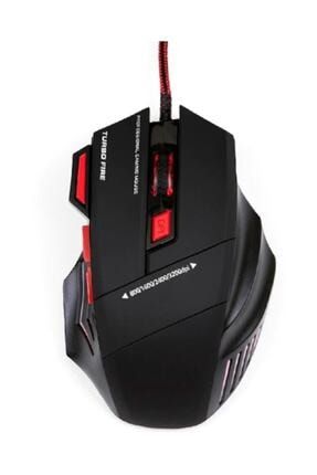 M3 Ledli Optik Oyuncu Faresi - Gaming Mouse Kırmızı GMX1017868