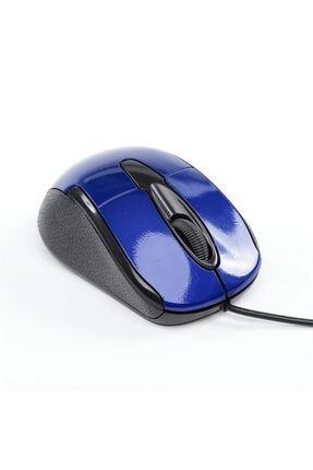 Kablolu Usb Optik Mouse Maus Fare 1600 Dpı - Mavi w4029-006