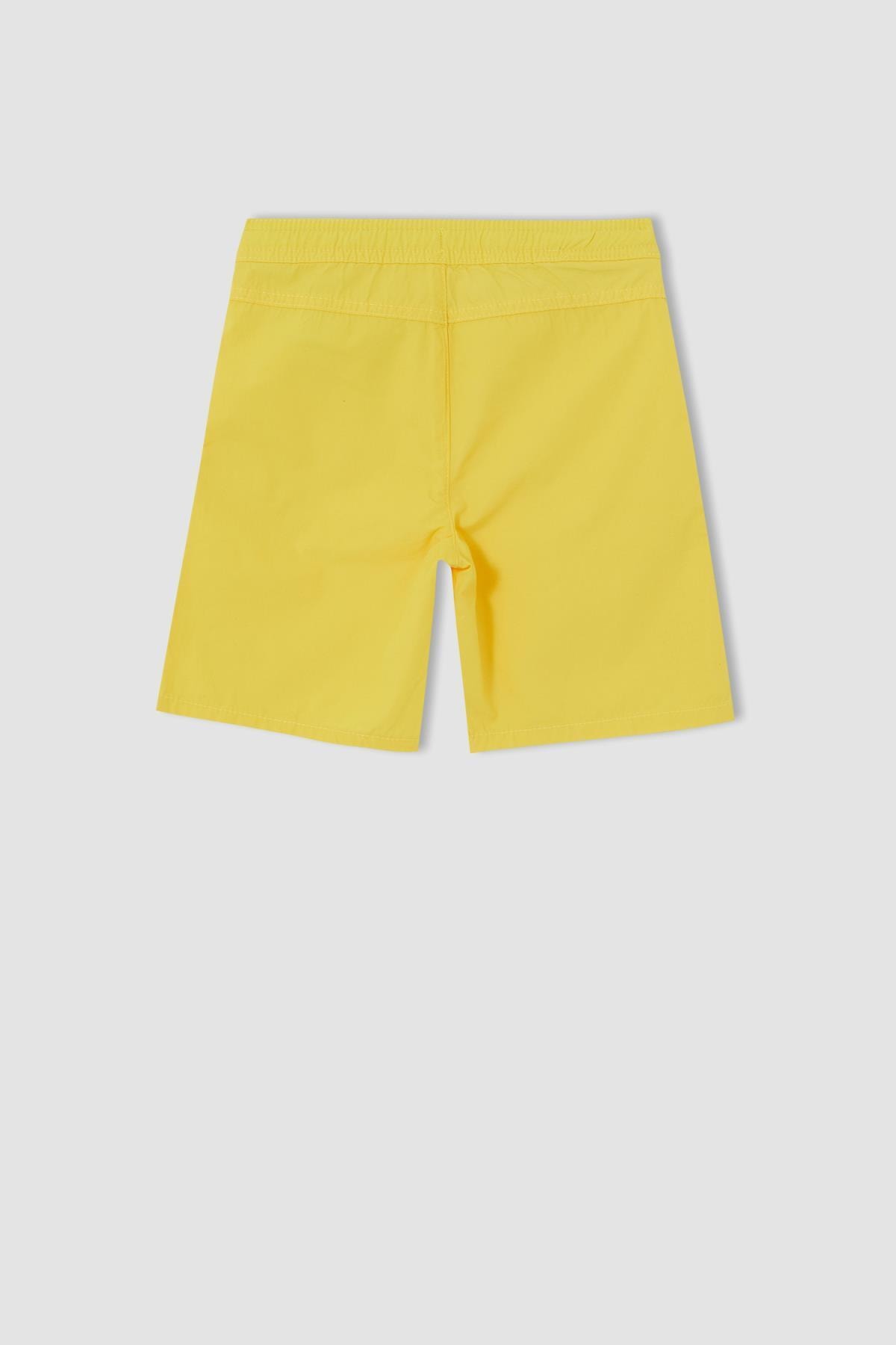 شورت و شلوارک پسرانه زرد دفکتوDefacto | U3003A621SM اورجینال - تصویر 2