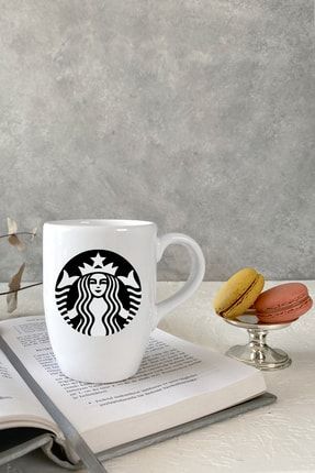 Starbucks Beyaz Kupa Bardak Kahve Kupası Kupa Bardak Kahve Fincanı KUP499