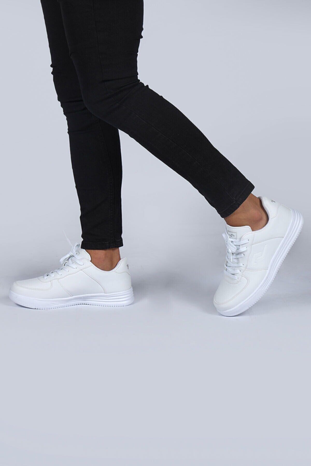 Jump Casual Ανδρικά Λευκά Αθλητικά Παπούτσια für Adult Αρσενικό - 42