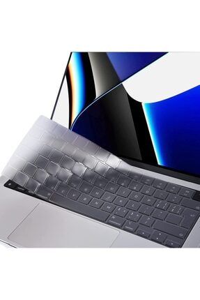 Apple Macbook Pro 16 Inç 2021 A2485 M1 Işlemcili Türkçe Q Silikon Klavye Koruyucu AE2200