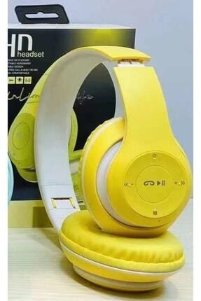Headset Wıreless P16 Bluetooth Kablosuz Kulaklık (sarı) intep16