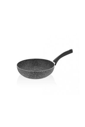 Ultra Granit Plus 28cm Wok Tava Gri TAC-3599