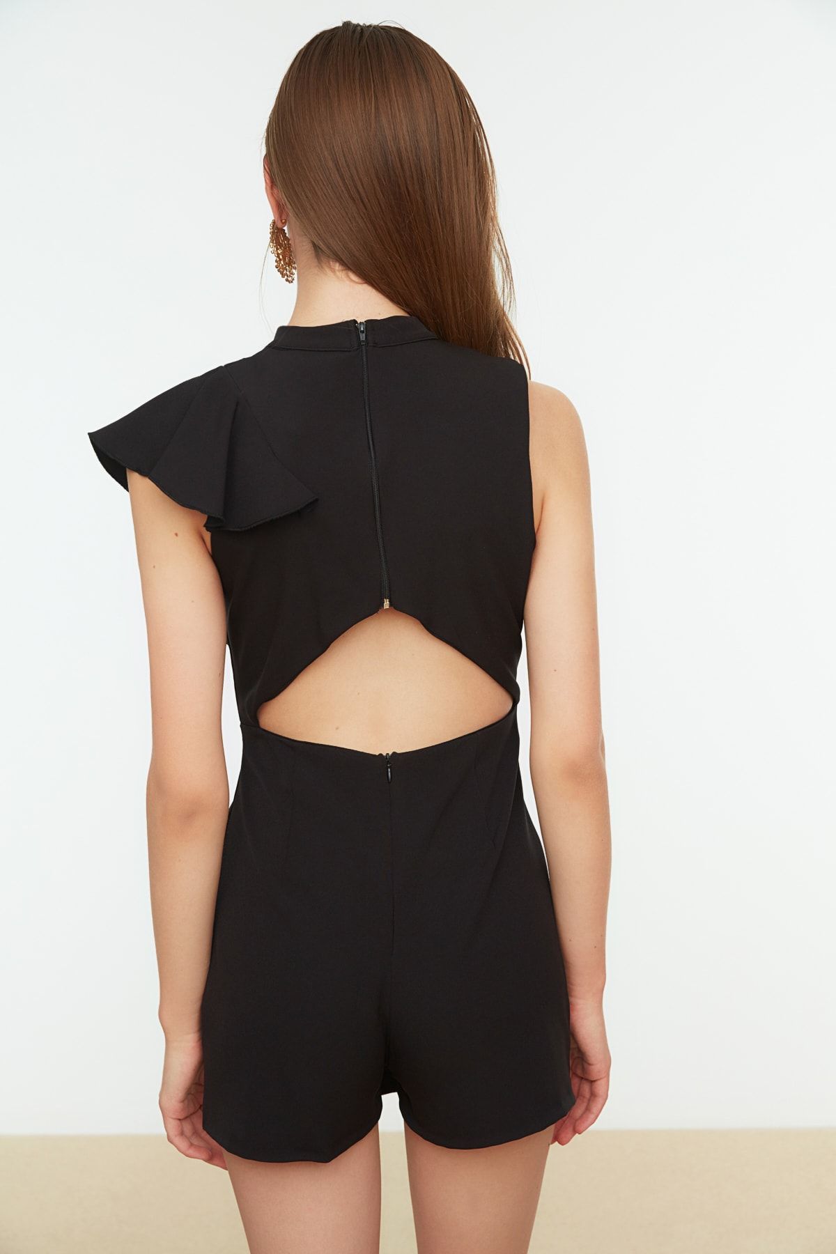 Black clearance fitted romper