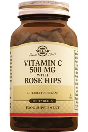 Vitamin C Rose 500 mg Rose Hips 100 Tablet Roze hizligelgicom001023