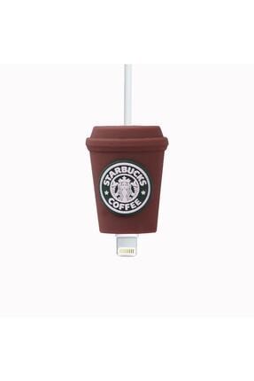 Kahverengi Starbucks'lı Kablo Koruyucu GGKK 0001