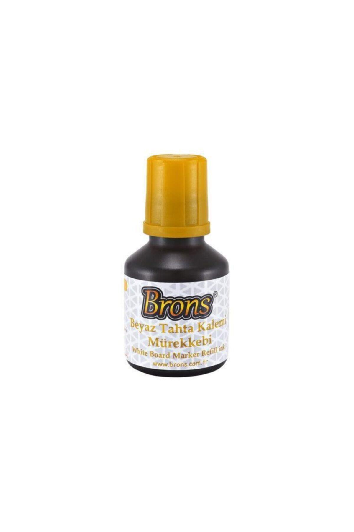 Brons Beyaz Tahta Kalemi Mürekkebi 30 Cc. Sarı