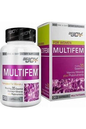 Bigjoy Vitamins Multifem Multivitamin 30 Kapsül BİG351719DL
