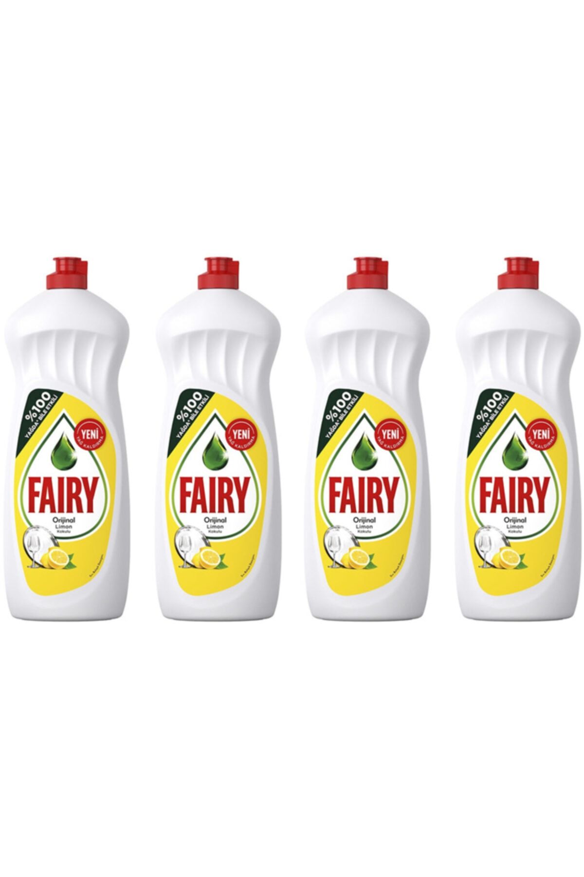 Fairy Sıvı Bulaşık Deterjanı Limon 650 ml X 4 Adet