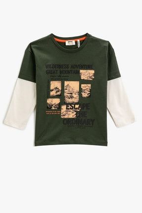 Erkek Çocuk Haki T-Shirt 2KKB16327TK