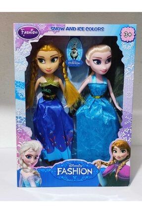 Karlar Ülkesi Prenses Elsa & Anna Bebek Fashion Girl Oyuncak Bebek 2 'li ELSA-01