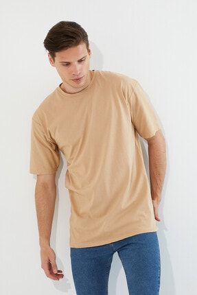 Bej Oversize T-shirt RMD101