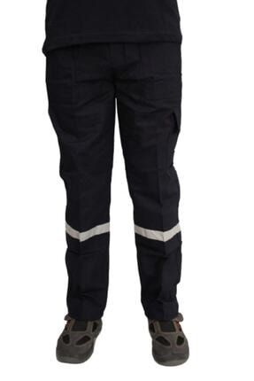 Reflektörlü Kışlık Işçi Pantolonu Iş Kıyafetleri Lacivert Renk MKR0012