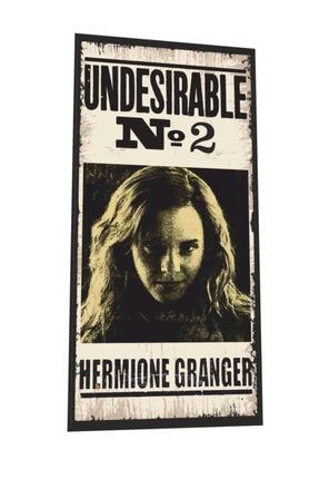 Harry Potter Aranıyor Undesirable: 2 Hermione Granger Mini Retro Ahşap Poster 4777621284611