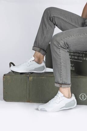 26467 Beyaz - Açık Gri Erkek Spor Ayakkabı