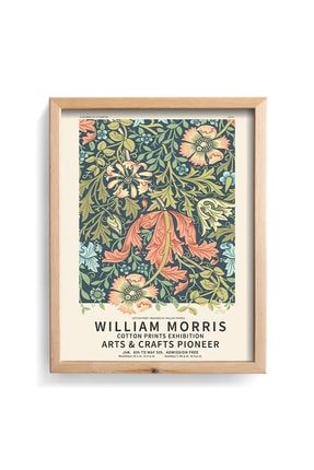 William Morris - Ahşap Çerçeve dstn0604