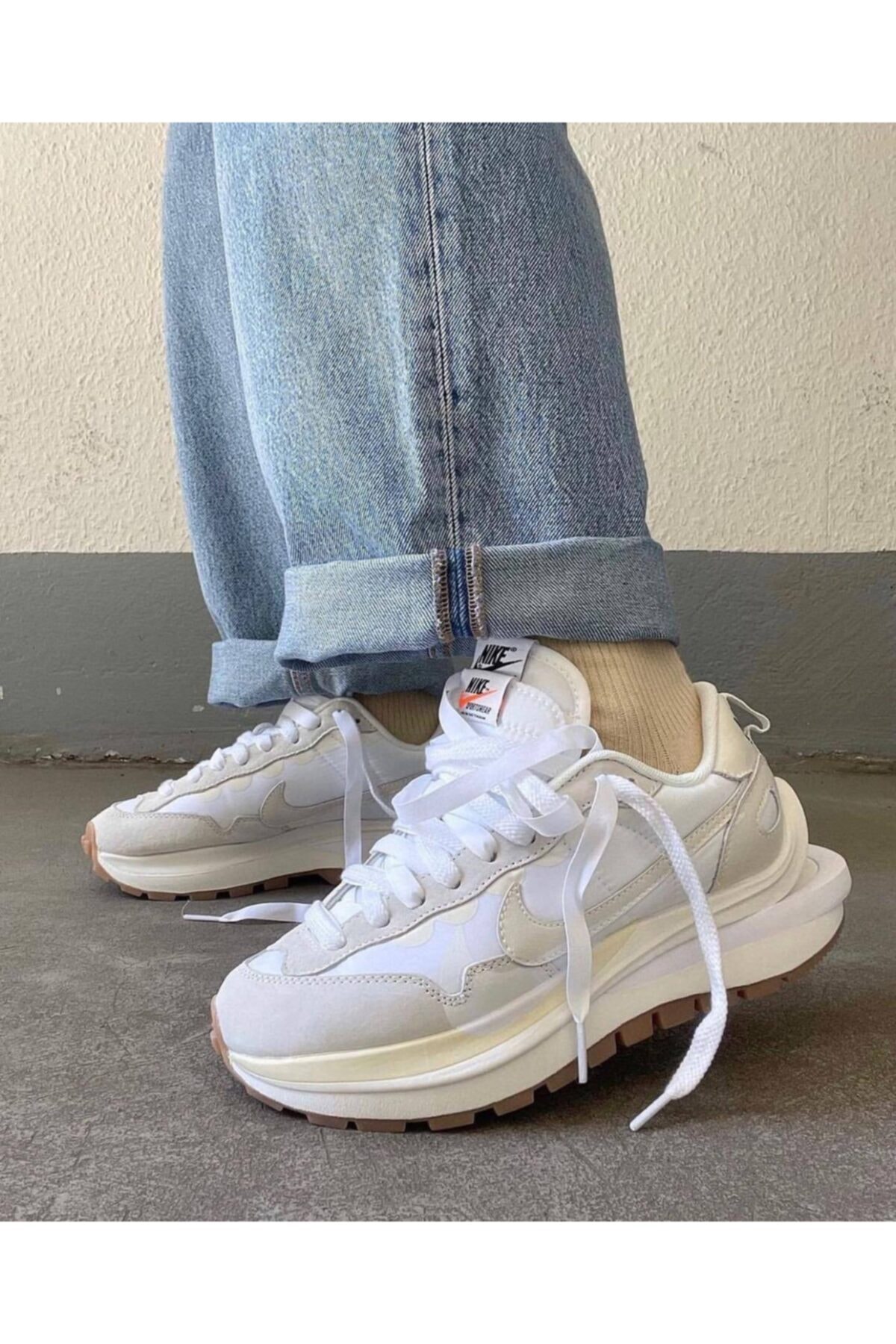 BoringSSneakers Sacai Vaporwaffle Cream Ayakkabı Fiyatı, Yorumları -  TRENDYOL