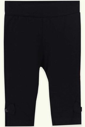 Kapri Tayt Paçası Fiyonk Yırtmaçlı Siyah Soft Giyim (1.5-10 Yaş) FG01SCI3029