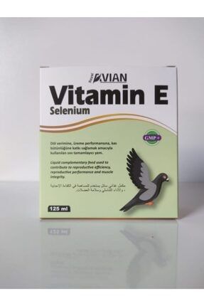 Vitamin E Selenyum 125 ml Güvercin Ve Kafes Kuşlarında Kızgınlık Arttırıcı
