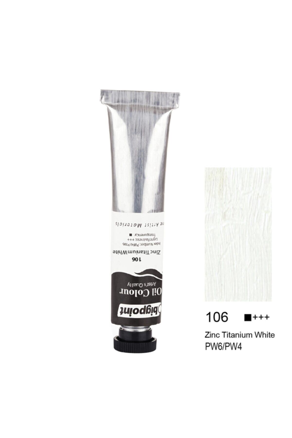 Genel Markalar Yağlı Boya 45 ml Zinc Titanium White 106