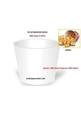 85 Oz Fast Food Karton Kova 2500cc GZ-OR-006
