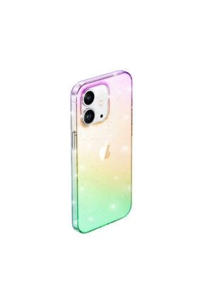 Apple Iphone 13 Mini Kılıf Şeffaf Simli Pürüzsüz Yüzeyli Mükemmel Dokunma Hisli (vixy)-colorful DİİKKKAATHEPTEKDERLER110