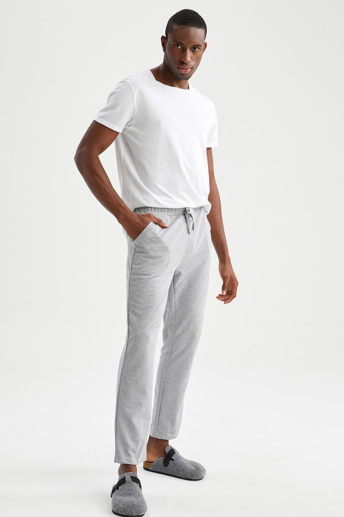 DeFacto Regular Fit Pamuklu Jogger Pijama Altı