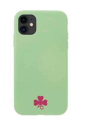 Iphone 11 Ile Uyumlu Bal Logolu Yeşil Kılıf TK-iphone11