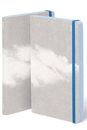 Bulut Desenli Defter Cloud Blue (A5 PREMİUM KAĞIT - 176 FARKLI BULUT DESENLİ SAYFA) 53542
