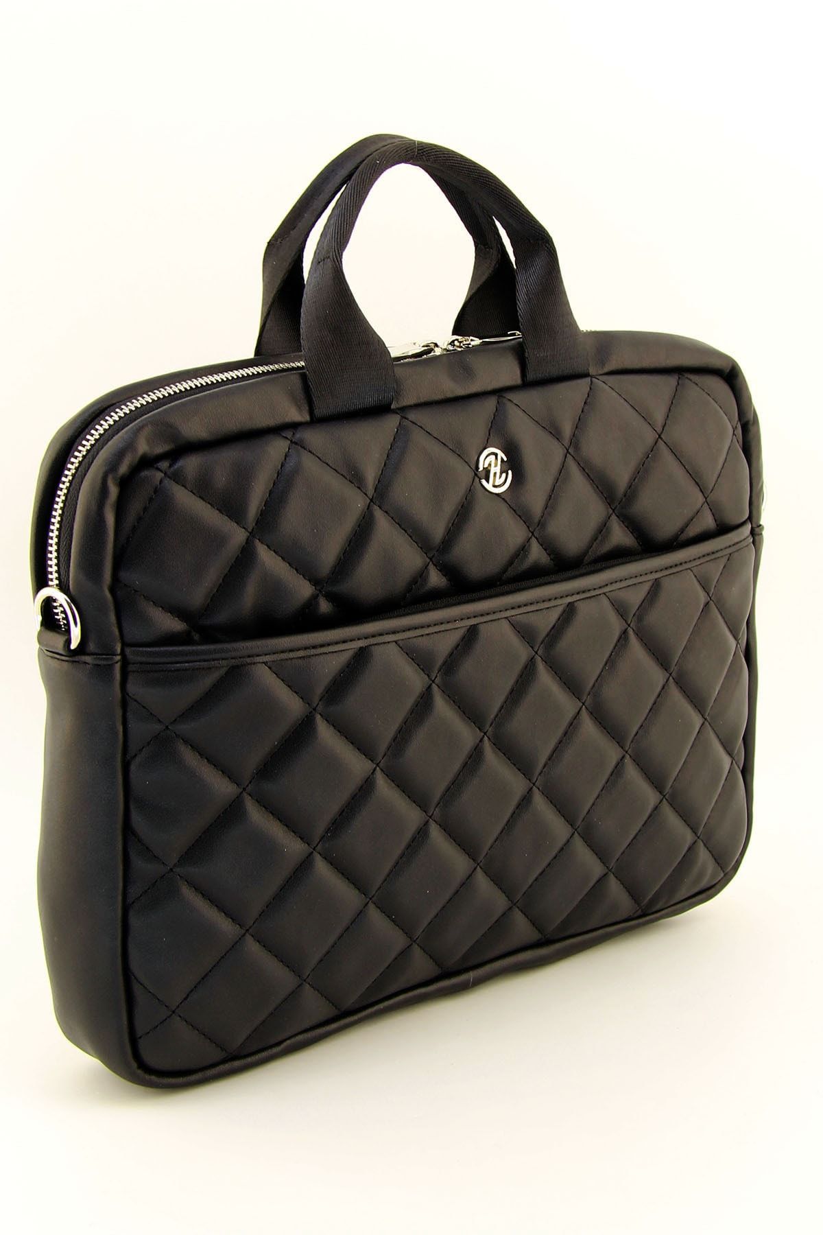 HNB Unisex Black Matte Quilted Macbook Air Pro 13 13.3 Inch