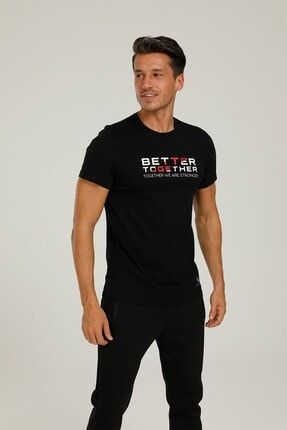 Ray Slogan Erkek T-shirt C1T01651T