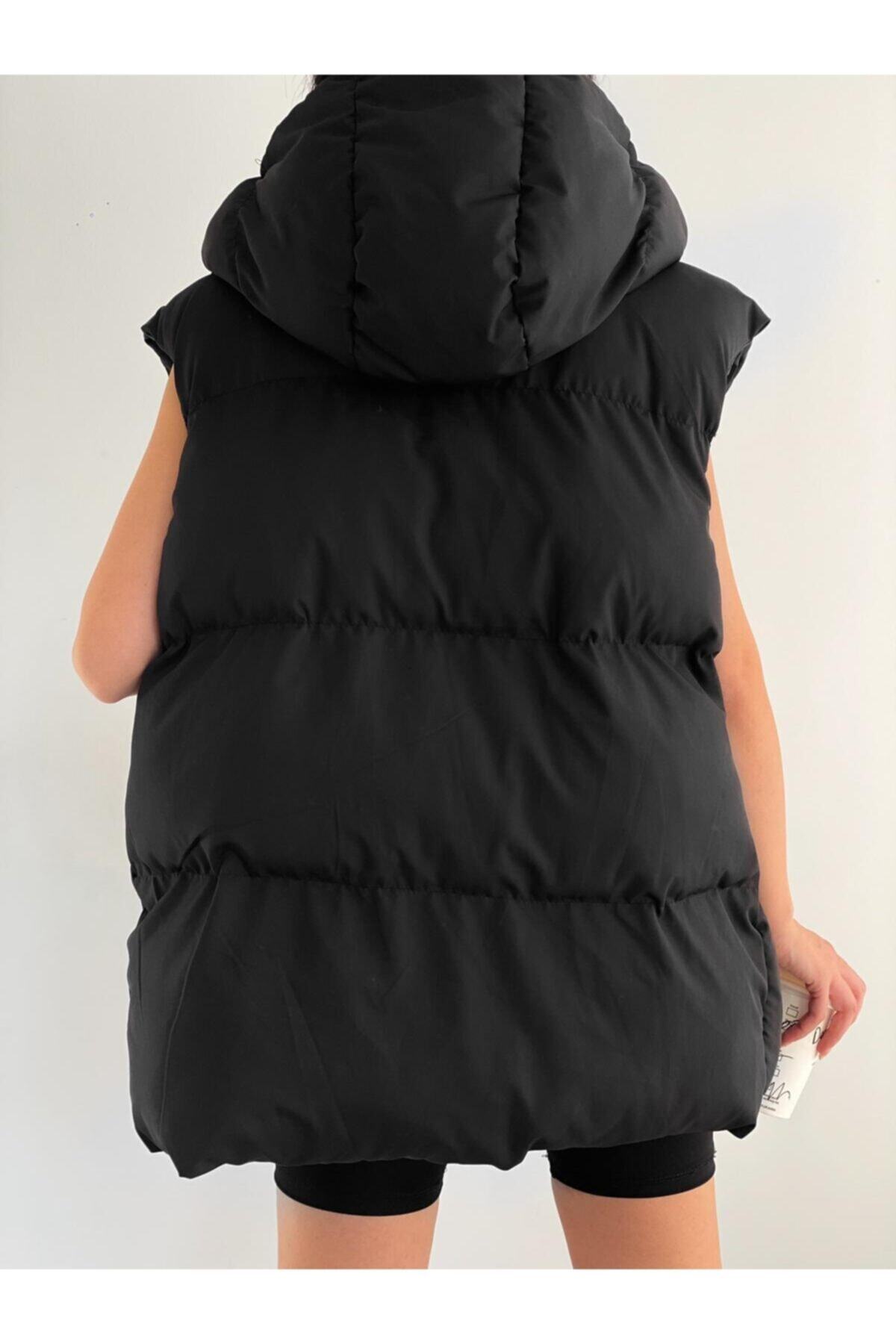 Noa Noa-Women's Oversize Hooded Vest 3