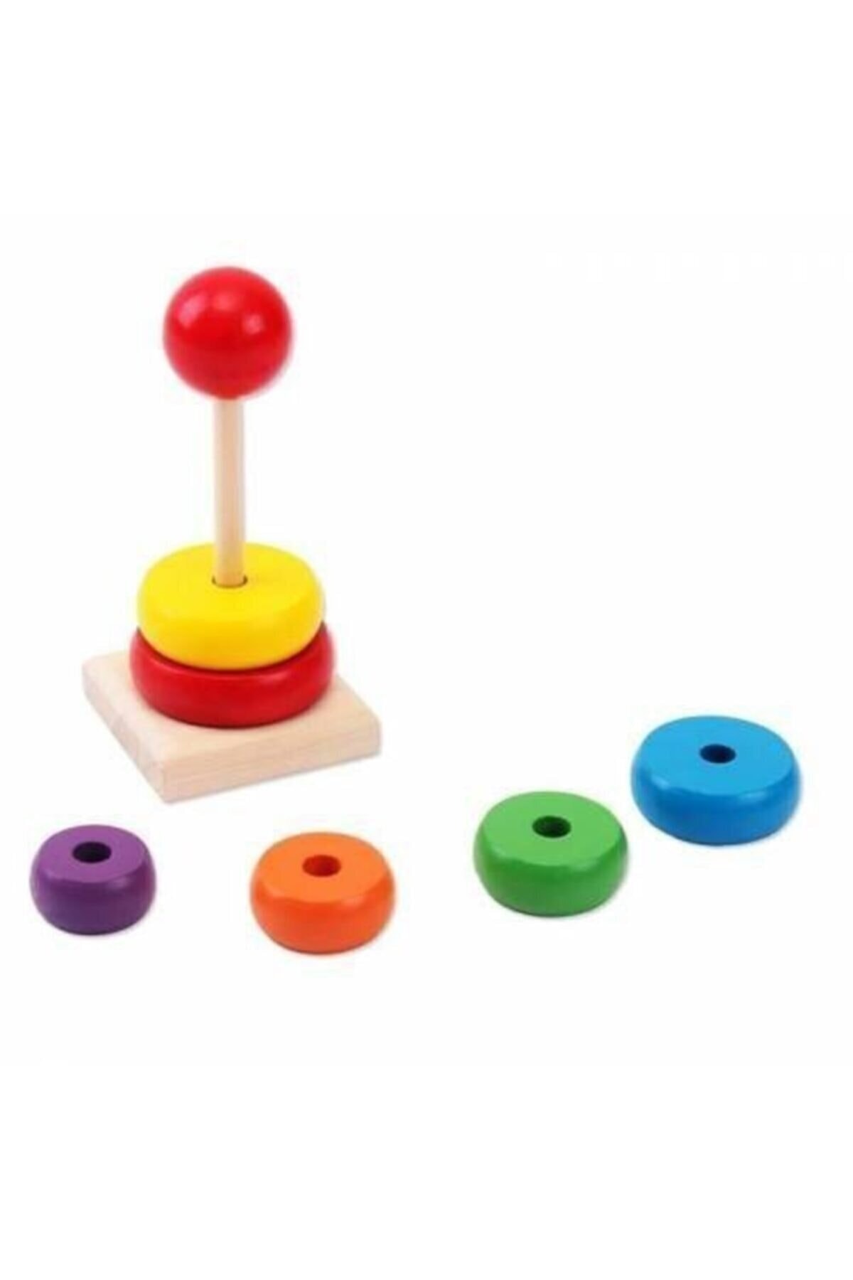 HAMAHA Ahşap Zeka Eğitici Oyuncak Geometrik Geçmeli Şekiller Ahşap Tahta Bultak  Ahşap Kule Oyunu fotoğrafı 6 (önizleme)