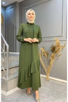 Kadın Tesettür Scuba Kumaş Elbise 02365499-are76000