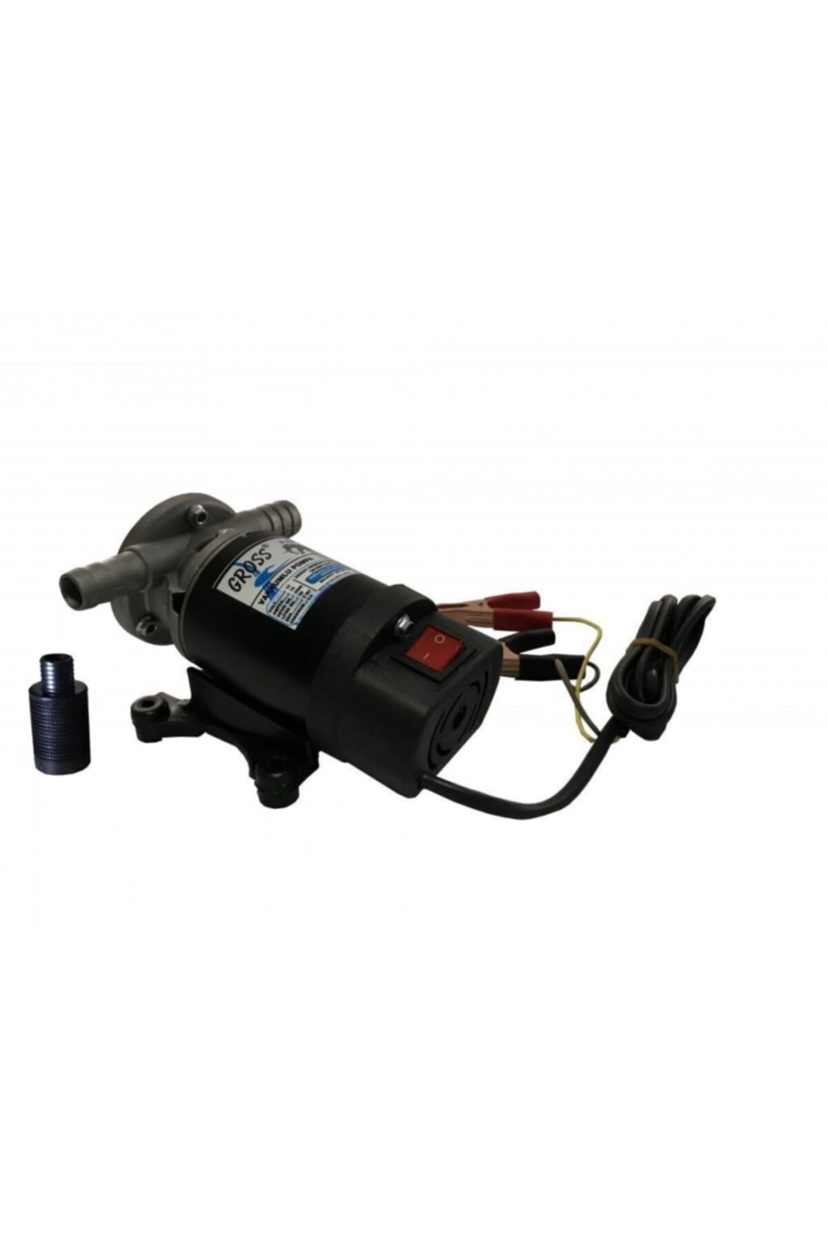 Gross 24 Volt Vakumlu Sıvı Aktarım 3/4"mazot Su Süt Pompası Kendinden Emişli fotoğrafı 2 (önizleme)