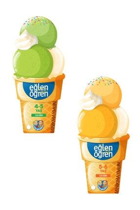 2'li Dondurma (ıce Cream) Aktivite Set (4-5/5-6 Yaş) (Ice Cream) Aktivite Set (4-5/5-6 Yaş)