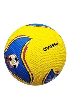 Kaucuk Futbol Topu No5 Kc-05 avs-kaucuk-sarı-mavi