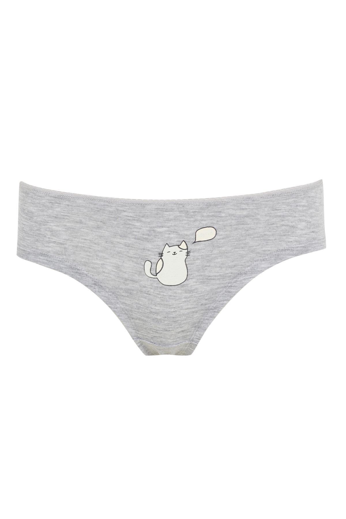 DeFacto-Chiloți de bikini cu model din 3 piese 4