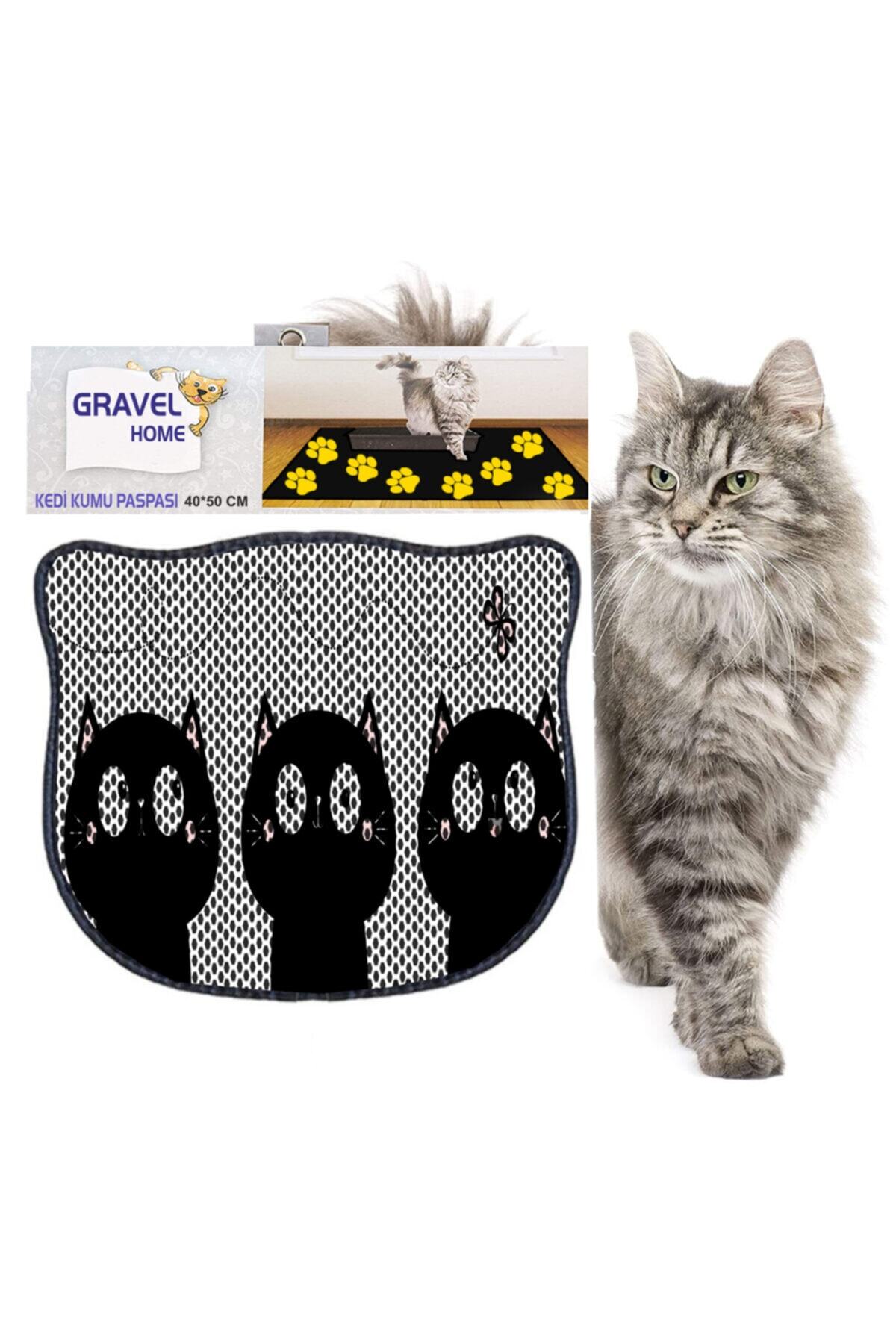 Gravel Kedi Tuvaleti Önü Dekoratif Elekli Kedi Kumu Paspası Fiyatı