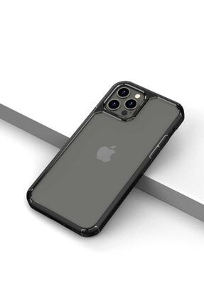 Iphone 11 Pro Max Uyumlu Kılıf Şeffaf Camlı Silikon Kamera Korumalı Airbaglı Case ROLL-784149